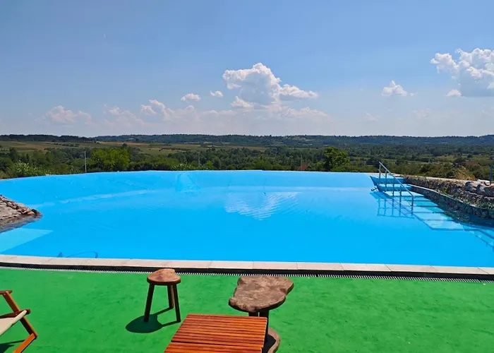 הוילה Veliki Borak Vikendica Sa Bazenom U Blizini Beograda תמונה